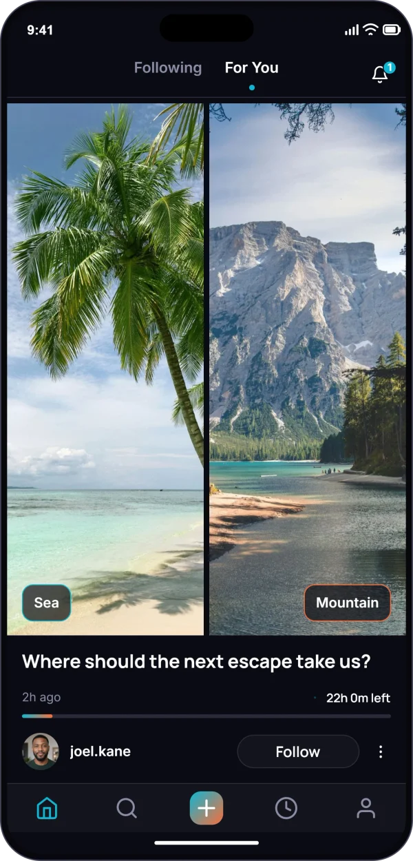 The PIC app on a phone